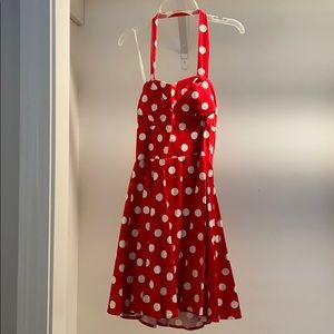 The cutest polka dot dress!